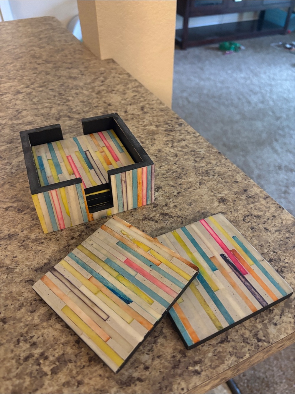 Coaster Set With Box